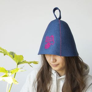 Oem Diseñador Lana Color Personalizado Sauna Sombrero Bordado - Product Image 6