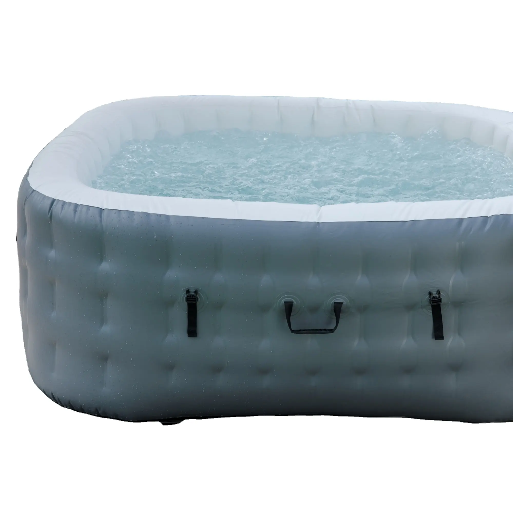 Indoor En Outdoor Vierkante Spa Pvc Opblaasbare Diepe Zwembad Voor Volwassenen En Kinderen