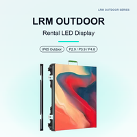 Écran LED d'affichage extérieur à louer 500x500/1000x500mm, armoire P2.9 P3.9 P4.8 IP65 3840Hz, lisible en plein soleil, garantie 1 an