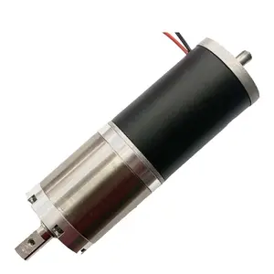 Torsi Tinggi 52Mm 12V 24V 36V 25Nm Dc, Motor Gir Planet Pm DC Motor Roda Gigi untuk Perkakas Listrik