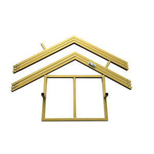 Best Romantic Simple Hexagon Iron Wedding Engagement Concert <b>Arch</b> Stand Strong Golden <b>Balloon</b> Flower Garden Home Gate - Product Image 5