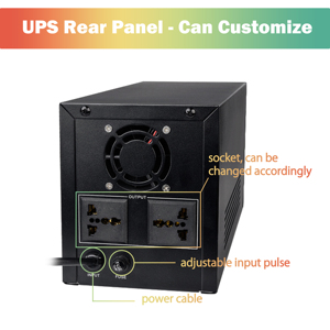 Home <b>Power</b> Backup Uninterrupted <b>Power</b> <b>Supply</b> 1kva 2kva 3kva <b>UPS</b> with Universal Sockets - Product Image 4