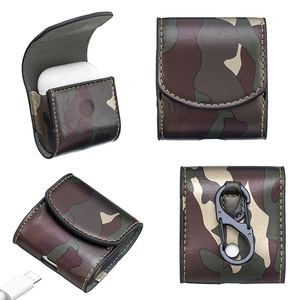 Logotipo personalizado de cuero de la PU brillante auricular caso para Apple <span class=keywords><strong>Airpods</strong></span> inalámbricos - Product Image 3