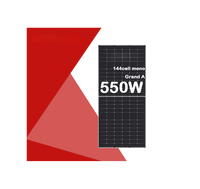 Panneau solaire monocristallin N-Type bifacial à demi-cellules double vitrage Eco-Conscientieux 560W 550W, efficacité 21,8%