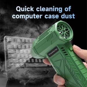 Ventilateur portable sans fil haute vitesse turbo ultra-puissant, moteur sans balais, pour camping en extérieur, dépoussiérage, soufflage d'eau, barbecue - Product Image 5