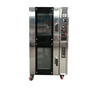Commercial 5 Trays Gas Convection Oven Steam Function Multifunctial Oven with Proofer