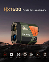 Télémètre laser longue portée 1600 YDS pour le golf et la chasse, avec écran rouge et noir, accessoire d'outil électrique pour télémètre OLED