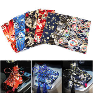 Car <b>Gear</b> <b>Knob</b> Cover Universal Linen Japanese Style With Tassel For Manual Transmission Cars - Product Image 1