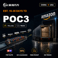Agent d'expédition POC3 FBA FTL LTL 6120 Clinker Dr Riverside CA 92508 Expédition maritime DDP LCL FCL Chine vers les États-Unis Transitaire