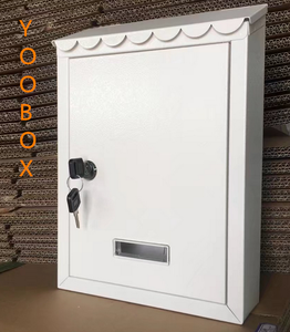 Vintage de seguridad con forma de Casa americano de metal fundido buzones montado en la pared de correo <span class=keywords><strong>postal</strong></span> carta caja - Product Image 5