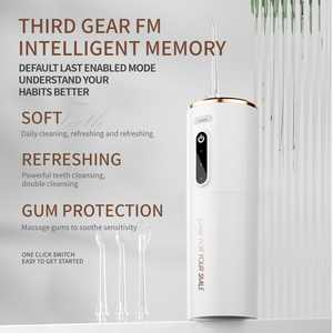 Xách tay USB sạc điện nha khoa Flosser nước không thấm nước răng sạch hơn cho Irrigator miệng không dây nhựa cho nhà - Product Image 4