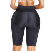 Culotte gainante rehausse-fesses grande taille avec coussinets en mousse pour les fesses et les hanches, lingerie sculptante féminine effet sablier