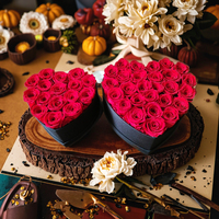 Ewiger Blumen umarmung eimer mit konservierten Rosen für Weihnachten Ostern Chinesisches Neujahr-Fabrik preis Geschenk idee
