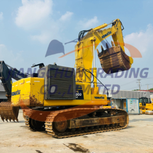 Excavatrice Komatsu PC800 d'occasion de bonne qualité, 80 tonnes, faible nombre d'heures, bien entretenue, avec moteur et pompe pour l'exploitation minière et les carrières géantes - Product Image 1