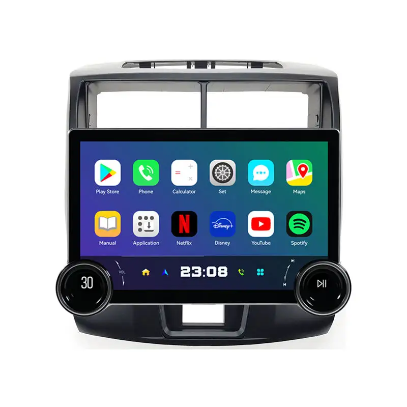 11.5 pouces Android 13 Carplay écran automatique autoradio récepteur stéréo lecteur multimédia 4 + 64/6 + 128GB DVD 4G pour Toyota Avanza