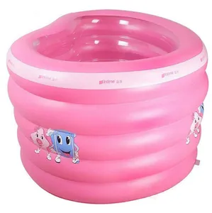 Piscine pour bébé en forme de cœur, vente en gros, 5 anneaux