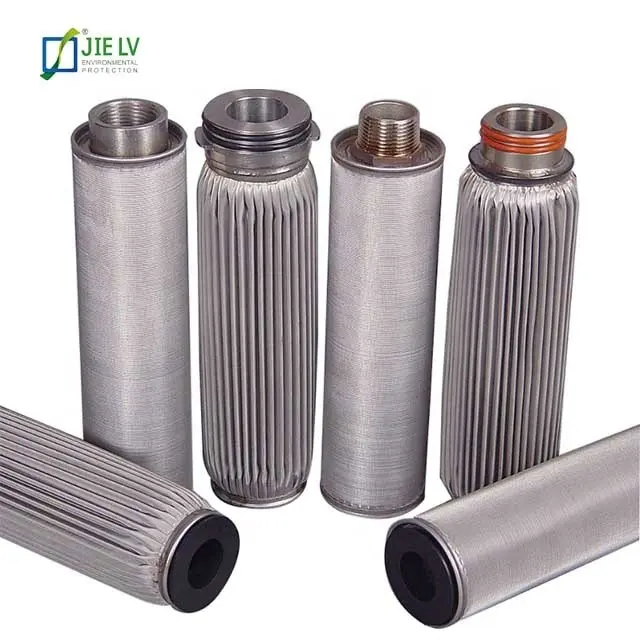 Hot Sales 10 Inch 40 Inch And More Sizes Stainless Steel Candle Sintered Metal Filter Cartridge For Water Treatment