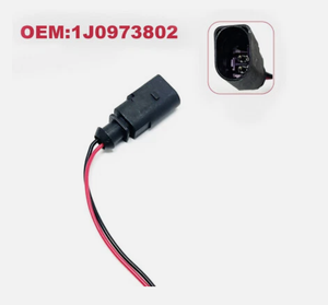 Ersatz 2-Pin Flachsteckverbinder <span class=keywords><strong>1J0973802</strong></span> Passend für VW Audi SEAT Skoda - Product Image 3