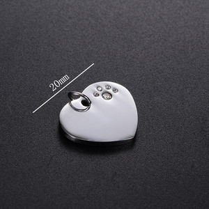 Tùy Chỉnh Biểu Tượng Tia Laser Thép Không Gỉ Cá Keyring Kim Loại Khắc Xương Hình Dạng Kim Cương Pha Lê Trống Tên Rhinestone Mèo Pet Dog <span class=keywords><strong>Tag</strong></span> - Product Image 5