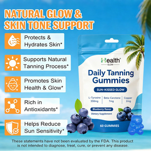 Advanced Formulation Natural <b>Tanning</b> Gummies for Radiant Complexion with Pure Plant Extracts Wellness <b>Solution</b> Hot Selling - Product Image 4