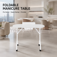 Table de Salon de Manucure Professionnelle Pliable avec Aspirateur Intégré – Vente en Gros Direct Usine