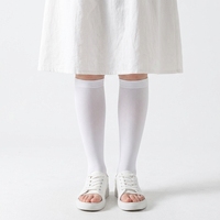 Chaussettes de compression HBM pour hommes et femmes, blanches, anti-embolie, tricotées avec une pression de qualité médicale 15-21 mmHg