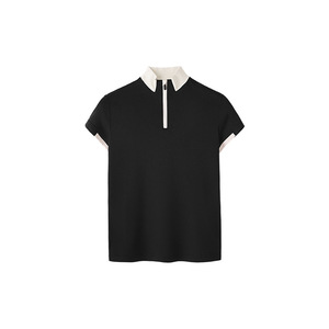 <span class=keywords><strong>Maglietta</strong></span> da <span class=keywords><strong>uomo</strong></span> personalizzabile con cerniera per primavera ed estate leggera Patchwork a maniche corte per Golf <span class=keywords><strong>Tennis</strong></span> pendolarismo - Product Image 4