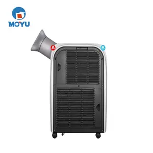 MOYU Climatiseur portable mini pour voiture et extérieur, intégré, <span class=keywords><strong>avec</strong></span> sortie d'<span class=keywords><strong>air</strong></span> chaud, tuyau et compresseur - Product Image 1