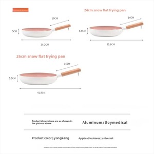 Poêle antiadhésive multifonctionnelle, poêle plate pour la maison, compatible avec les cuisinières à induction - Product Image 5
