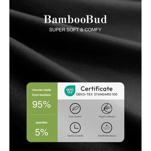 Pantalones de Pijama para Mujer BambooBud, Pantalones de Yoga de Punto Suave, Ropa de Dormir Informal, Tallas S-XXL - Product Image 3