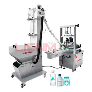 Cheap Price Auto Cosmetics Cream Lotion Cap Feeding Screwing Capping Machine Shampoo Plastic Bottles Cap Sealing Machine