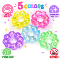 Bracelet anti-stress en maltose, jouet sensoriel souple en forme de donut, artefact créatif de décompression