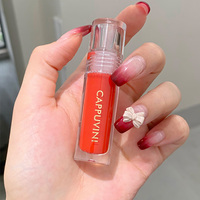 Cappuvini brillant à lèvres miroir eau lèvre glaçure verre Transparent liquide rouge à lèvres brillant hydratant haute qualité huile pour les lèvres