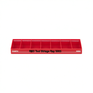 RIB3 <b>Tool</b> <b>Storage</b> Tray 5003 Red Plastic Organized Cabinet Insert for Workshop Use - Product Image 2