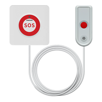 Système d'Appel Infirmier Sans Fil JT pour Clinique, Etablissement de Soins, Hôpital, Soignants - Bouton d'Appel d'Urgence SOS Étanche