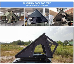 2025 tienda en la azotea del coche Columbus tienda en la azotea colchón carcasa dura de aluminio accesorios 4x4 todoterreno tienda terrestre - Product Image 5
