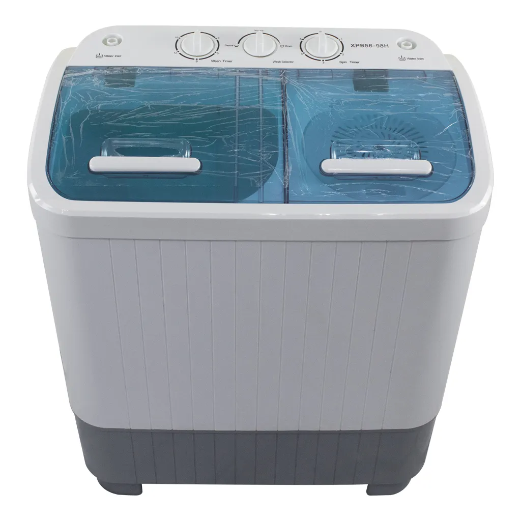 Máquina de lavar máquina de lavar roupa, alta qualidade e portátil, tubo único, semi automático, banheira dupla,