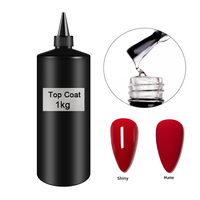 2024 nouveau ELLIS NAIL EN-TC05 diamant UV Gel brillant clair couche de finition vernis à ongles prix de gros 1kg avec base et couche de finition