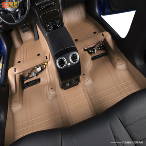 Alfombrilla de Piso para Automóvil de Diseño de Lujo, Cobertura Completa de 360°, Cuero Nappa Antideslizante, 5 Piezas, Tamaño Personalizable, Acabado Mate - Product Image 2