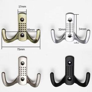 WEKIS Modern Single Robe <b>Shower</b> <b>Hook</b> Zinc Alloy Wall Mount Bathroom Use Coat Towel Rack Easy Clean Adsorption Membrane - Product Image 6