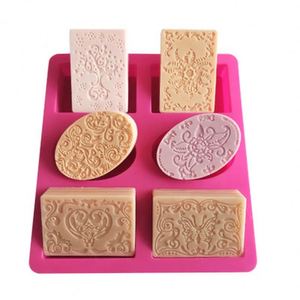 Square Rectangle Resin 3D Custom Silicone Soap Mould <b>Molds</b> in Bulk with Custom logo for Handmade Soap Lot Making - Product Image 1