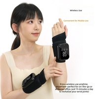 Masseur pour les mains avec support chauffant pour le poignet, masseur électrique alimenté par USB, dispositif de thérapie chauffante pour le poignet, contrôle de la minuterie pour les soins des mains