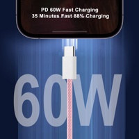 Compatible avec IPHONE 15, câble de charge rapide USB-C 5A 66W 1m/1,5m/2m/3m en nylon tressé pour ordinateurs et imprimantes