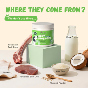 Comprimés d'huile de poisson probiotique à marque privée OEM/ODM, friandises pour chiens pour la santé de la peau et du pelage, softchews probiotiques biologiques - Product Image 4