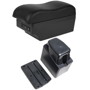 Boîte d'accoudoir Vtear en ABS avec porte-gobelet USB pour <span class=keywords><strong>Renault</strong></span> Captur/Kaptur 2014-2018 - Accessoire de rangement intérieur - Product Image 3