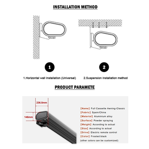 Toldo Retráctil de Aleación de Aluminio de Alta Calidad <span class=keywords><strong>para</strong></span> Patio, Cubierta Impermeable <span class=keywords><strong>para</strong></span> <span class=keywords><strong>Sombra</strong></span> en Exteriores - Product Image 4