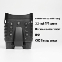 Télescope d'extérieur IP54 avec mesure de distance, vision nocturne et champ de vision large pour le camping, l'observation de la faune et la chasse