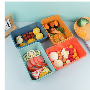 Amz Hot Selling Custom Logo Wheat Straw Fiber Food Storage Girl Backpack <strong>Roblox</strong> Personalised <strong>Lunch</strong> <strong>Box</strong> with Lunchbox - Product Image 2