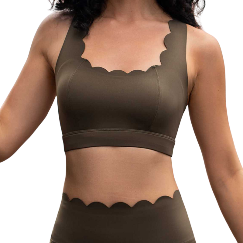 Soutien-gorge olive vert