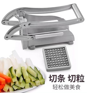 Ustensiles de Cuisine Trancheuse Hachoir Grille Fruits, Friteuse Manuelle en Acier Inoxydable pour Pommes de Terre et Frites - Product Image 3